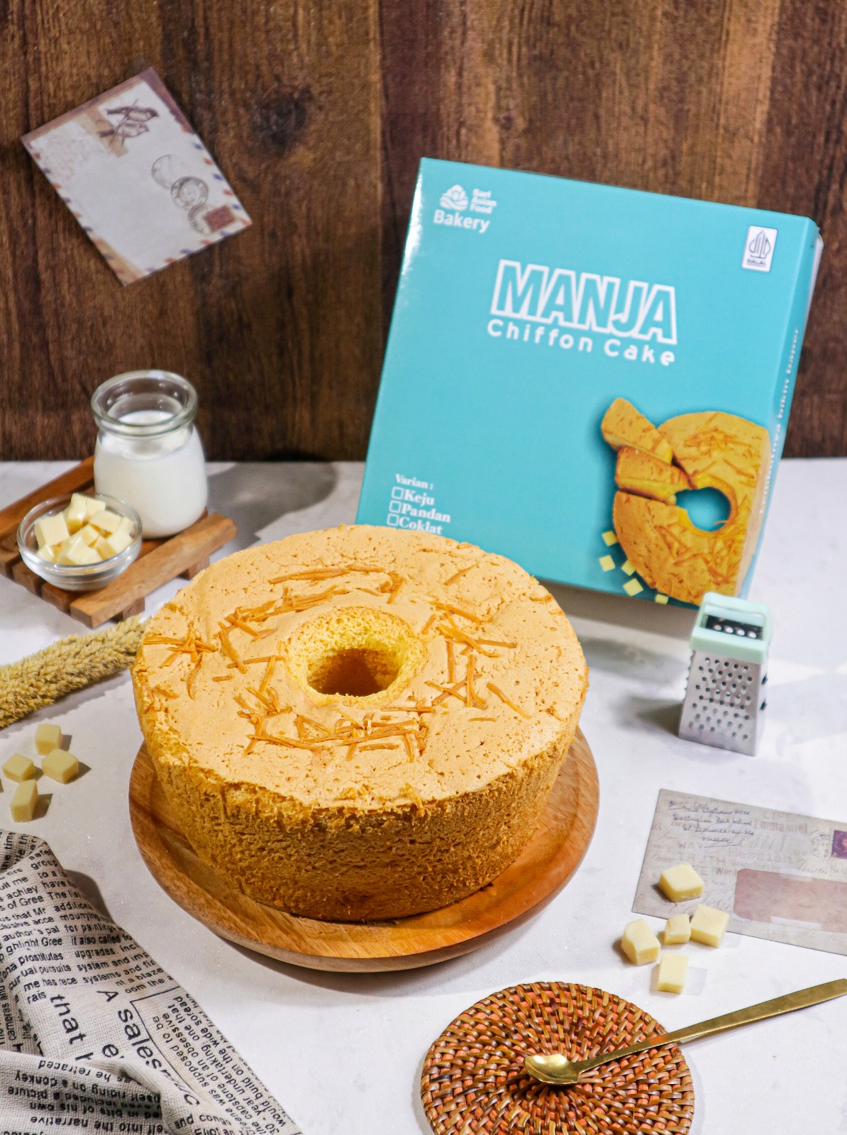 Chiffon Manja Regular Keju